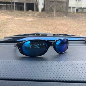 Costa Stringer Used Sunglasses Blue Mirror